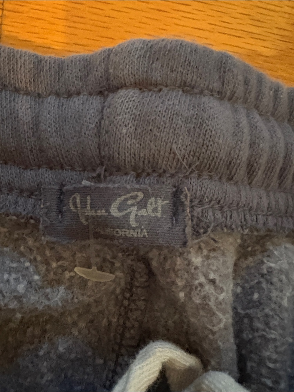Brandy Melville Navy Blue Wide-Leg Sweatpants - Picture 2 of 3
